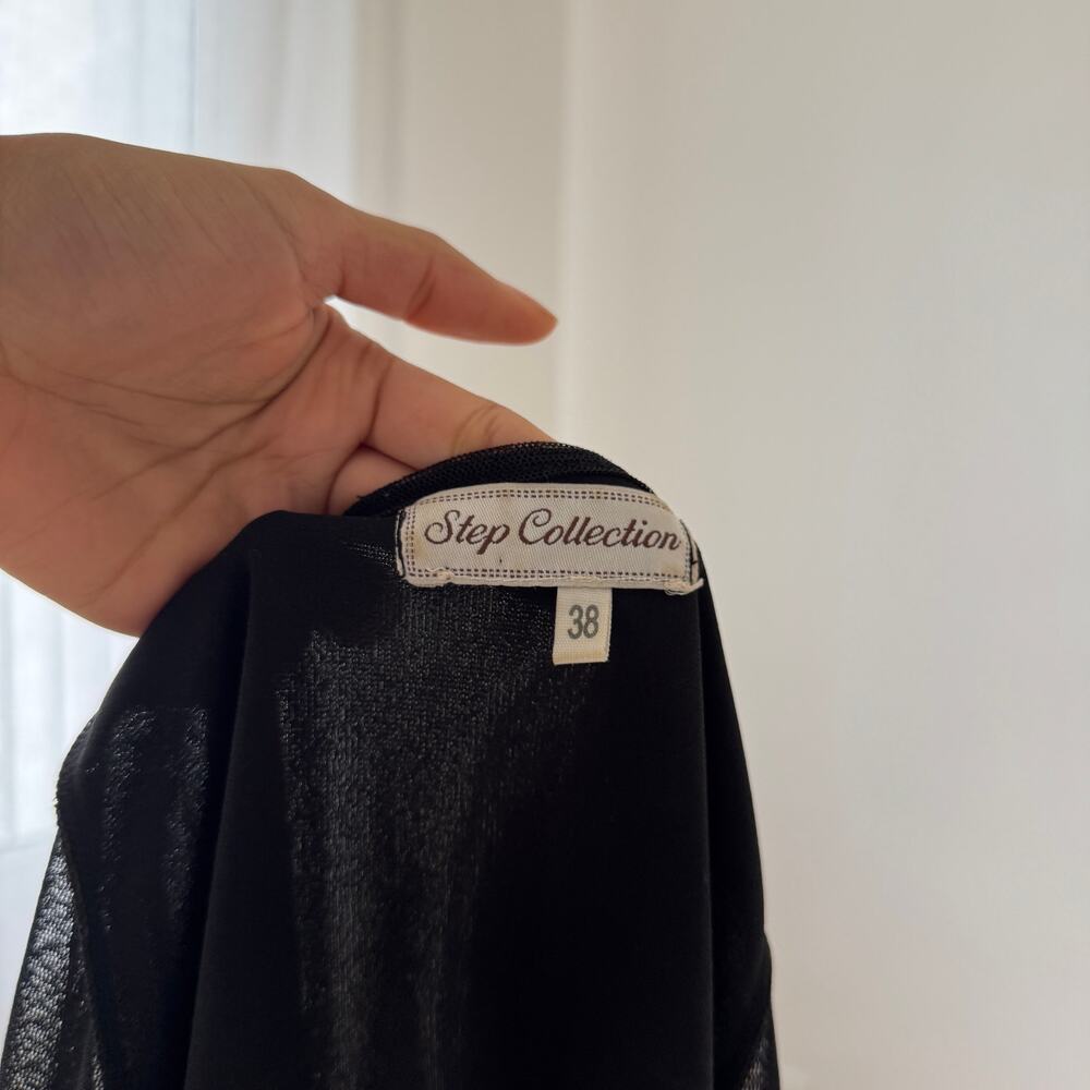 Vintage Y2k Sheer Mesh Sequin Top (S/M) - image 7